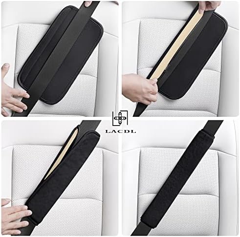 LACDL Extra Long Seatbelt Cover Super Soft Furry - Image 5