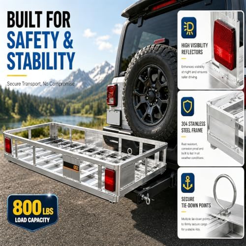 500 LBS Trailer Hitch Cargo Carrier - Image 7