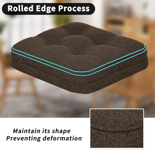 GOFORIT Kitchen Chair Cushions for Dining Chairs, 6 Pack - Image 5