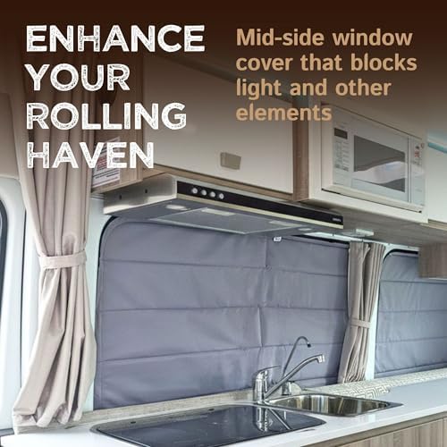 Living in a Bubble Insulated Blackout Mid Left Side Window Cover - Image 3