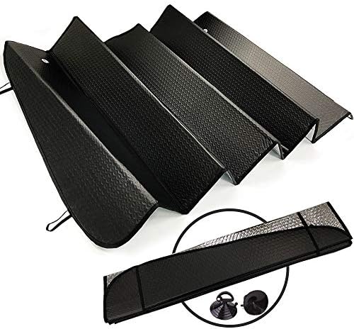 Big Hippo Front Car Sun Shade Windshield, Jumbo/Standard Sunshade Keeps Vehicle - Image 5