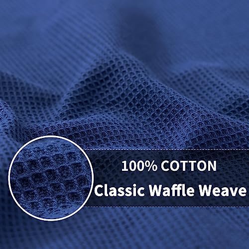 Homaxy 100% Cotton Waffle Weave Kitchen Towels, 12 Pack - Image 2