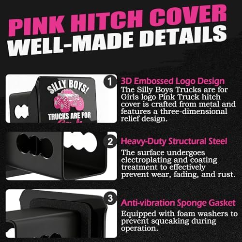 Pink Hitch Covers - Image 3