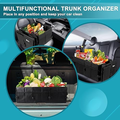 Sposuit Large Trunk Organizer - 98L Collapsible Car Storage Organizer - Image 7