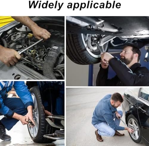 Car Telescoping Lug Wrench, Extendable 4 Way Vehicle Wheel Brace Removal Tool - Image 4