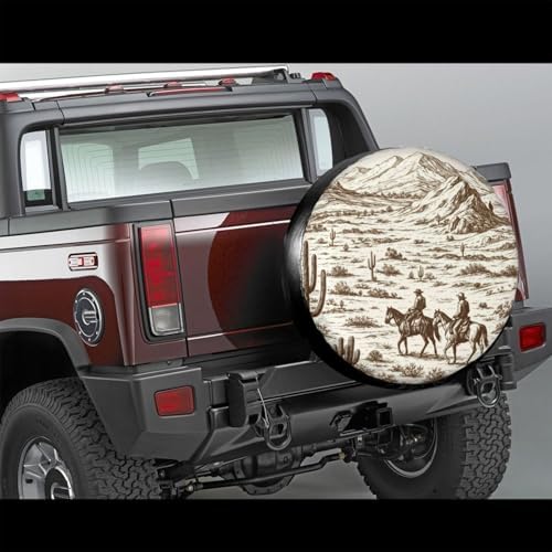 Spare Tire Cover，Wild West Camper Spare Tire Cover Waterproof Sun Protection - Image 2