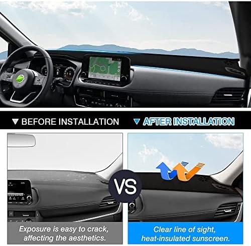 Autorder Dashboard Cover Mat for Nissan Rogue 2021-2025 2026 Accessories Dash - Image 4