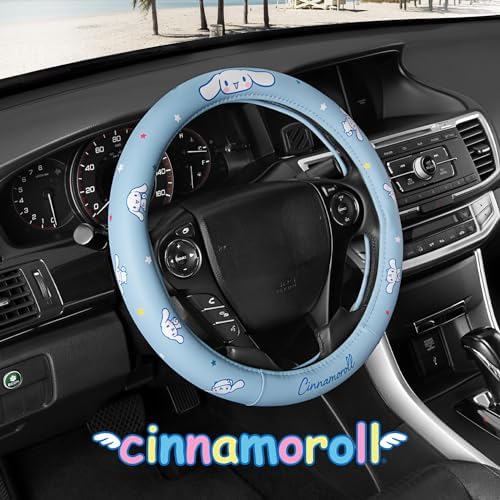 Sanrio Hello Kitty and Friends Cinnamoroll Blue Car Steering Wheel Cover - Image 2