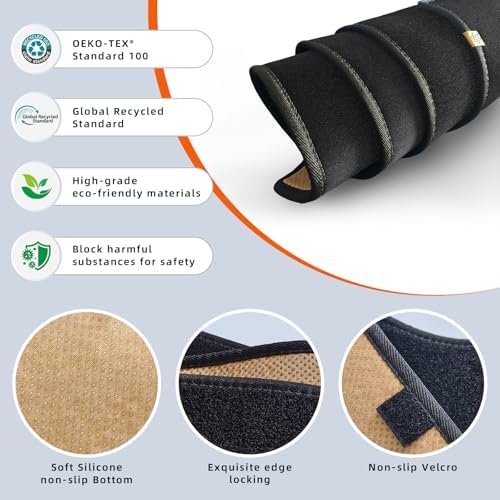 Dashboard Cover Dash Mat Fit for to-yota Corolla 2018-2014, Car Dash Board Mat - Image 3