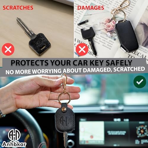 Leather Key Cover for Broken Car Key Loop Replacement - Image 4