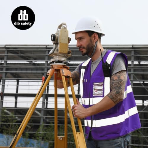 Dib Safety Hi Vis Reflective Safety Vest - Image 5