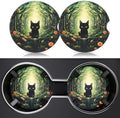 2 Pack Car Cup Holder Coaster, 2.63 inch Anti Slip Insert Absorbent Ceramic Car by Heainaiyoo