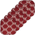 Sweet Home Collection Chair Cushion Memory Foam Pads Honeycomb Pattern Slip Non by SweetHomeCollection