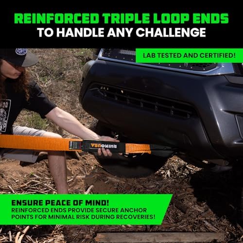 Rhino USA Recovery Tow Strap - Image 3
