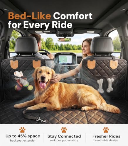 2026 Hard Bottom Dog Seat Cover, Back Seat Extender - Image 4