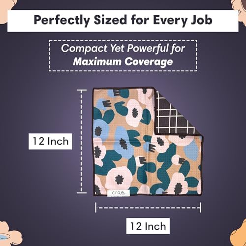 Reversible Microfiber Washcloths, Waffle Weave Dish Cloths - Image 4