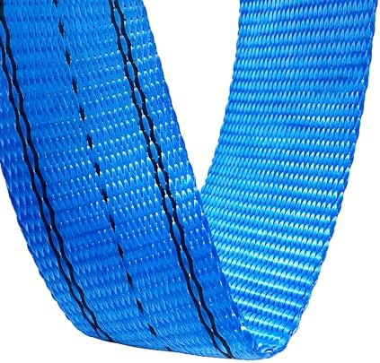 HFS Heavy-Duty Tow Strap with Hooks | 10, 000-Pound Capacity | Woven Polyester - Image 4