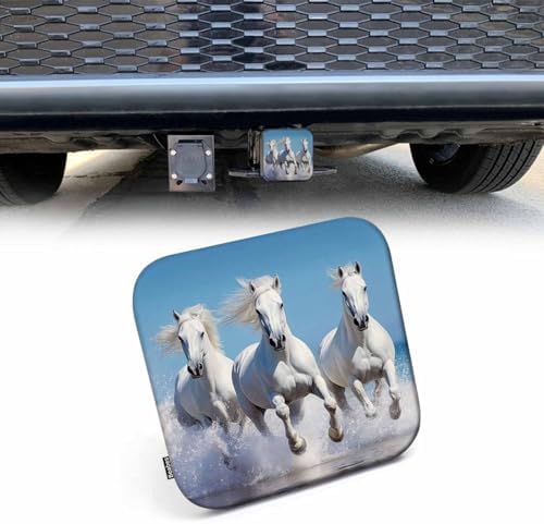 Horse Tow Trailer Hitch Cover Plug Insert by Beabes