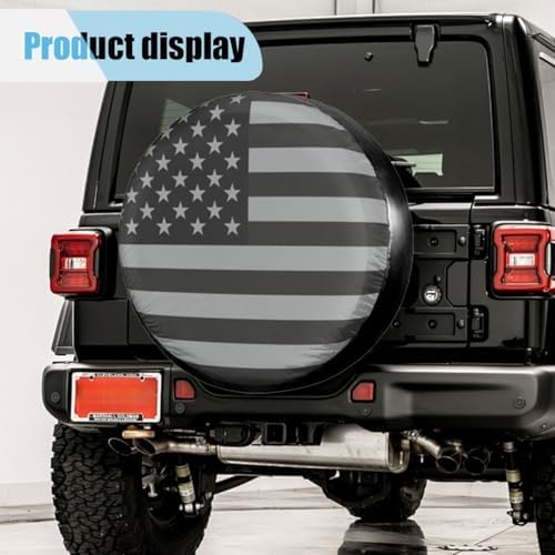 Spare Tire Cover for RV Trailer, 15 Inch Dustproof Leather Wheel Cover for Tire - Image 6