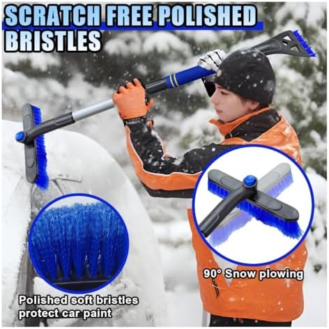 31.5" Detachable Snow Brush and Ice Scraper - Image 5