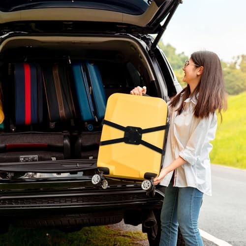 2 Pack Luggage Straps for Suitcases, Adjustable Elastic Travel Belt - Image 7
