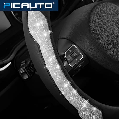 PIC AUTO Steering Wheel Cover, Universal Fit 14.5"-15.5" Car Steering Wheels - Image 5
