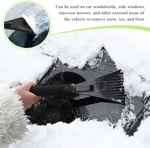 2PCS Ice Scraper for Car Windshield, Scratch-Free Auto Window Snow Scraper - Image 6