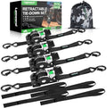 Retractable Ratchet Straps 1in x 10ft by Unknown