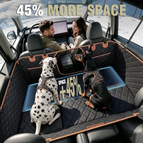 Hard Bottom Car Seat Cover for Dogs, Back Seat Extender for Car - Image 4