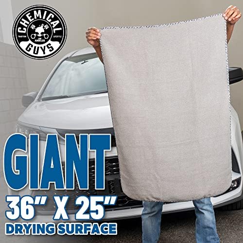 Chemical Guys, Waffle Weave Gray Matter Microfiber Drying Towel, 2 Pack - Image 2