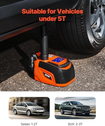 VEVOR Electric Car Jack Wireless 5 Tons, Cordless Remote Control Hydraulic - Image 4