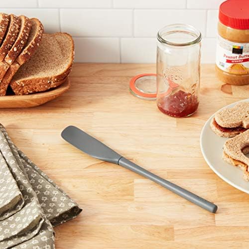 Tovolo Silicone Jar Spatula Long Handled Rubber Scraping Scooping Tool - Image 2