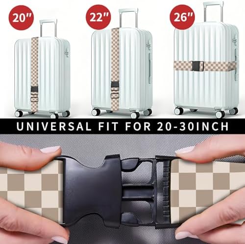 Luggage Straps for Suitcases, Heavy Duty Travel Belt - Image 4