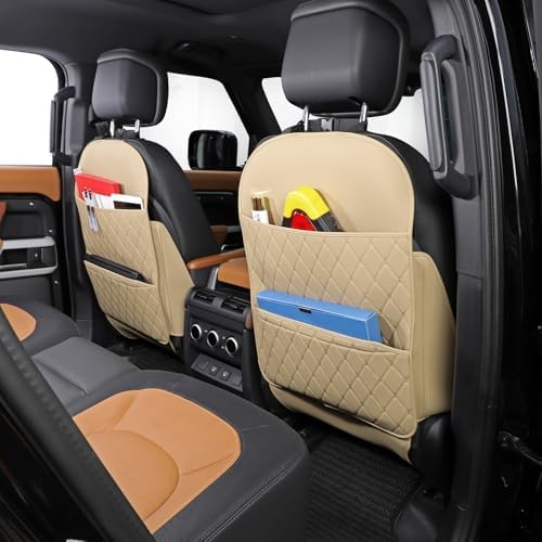 TAIKOO Seat Back Protector, Shields Seat Backs from Kicks and Adds Storage - Image 2