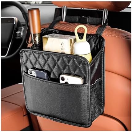 Car Back Seat Organizer, Large Capacity Foldable Car Headrest Hanging Organizer by Unknown