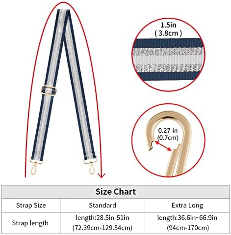 ZOOEASS Wide Shoulder Strap Adjustable Replacement Belt Crossbody Canvas Bag - Image 4