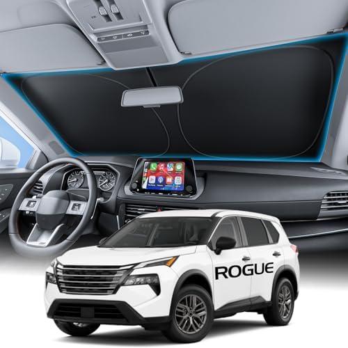 Wigoo for Nissan Rogue 2021-2026 Windshield Sunshade, Keeps Interior Cool by wigoo