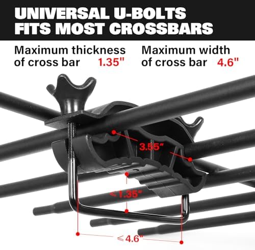 WEIZE 54" x 34" Heavy Duty Roof Rack Basket, 200LBS Universal Rooftop Cargo - Image 2