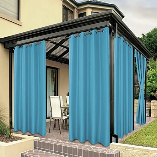 BONZER Outdoor Curtains for Patio Waterproof Thick by Bonzer