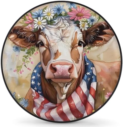 Highland Cow Spare Tire Cover Dust-Proof Wheel Protector by Unknown
