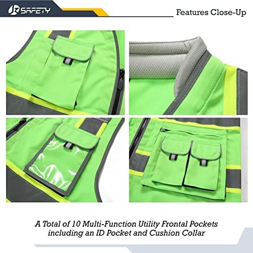 JKSafety Reflective Safety Vest - Image 2