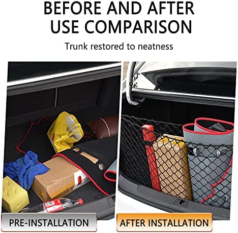 49''X16'' Truck Bed Organizer, Elastic Shrink Cargo Net Hold Many Items to Keep - Image 4
