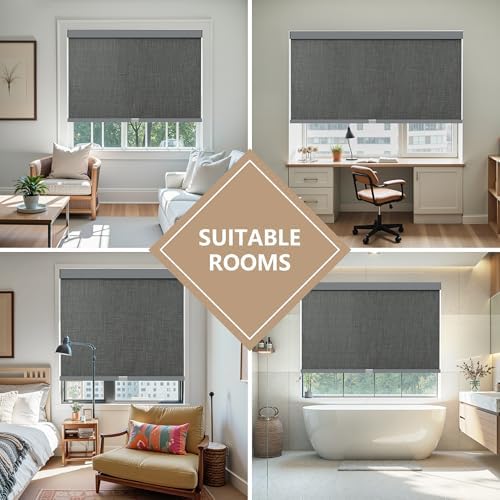 AOSKY Cordless Blackout Roller Shades - Image 5