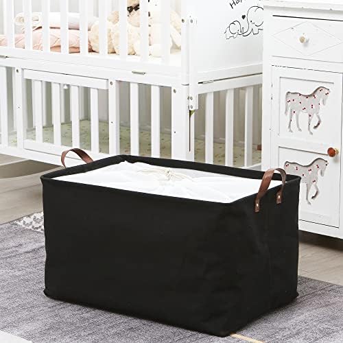Hinwo 70L Extra Large Canvas Storage Bin - Image 2