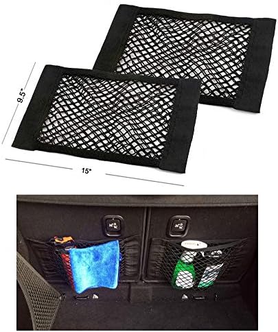 Universal Mesh Cargo Net Storage Net Wall Sticker Organizer Pouch Bag Storage - Image 2