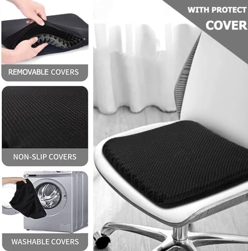Gel Seat Cushion for Long Sitting, Super Large Gel Cushion Chair Pads - Image 6