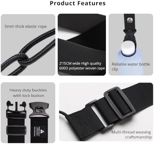 Adjustable Luggage Straps for Suitcases 4pcs Connect Suitcases - Image 6