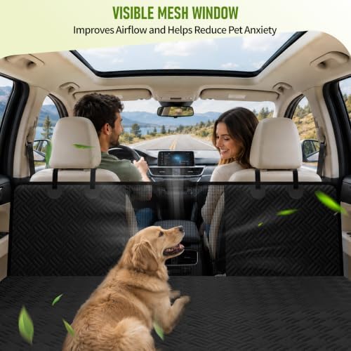 Dog Car Seat Cover for Back Seat, Waterproof Dog Hammock - Image 6