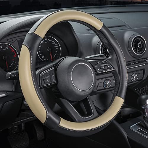 SEG Direct Steering Wheel Cover 14.5-15 inch Heavy-Duty by SEGDirect