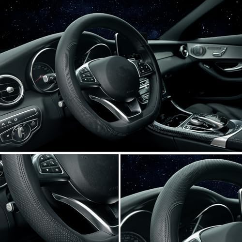 D Shaped Car Steering Wheel Cover 14.5"-15", Non-Folding Packaging - Image 3